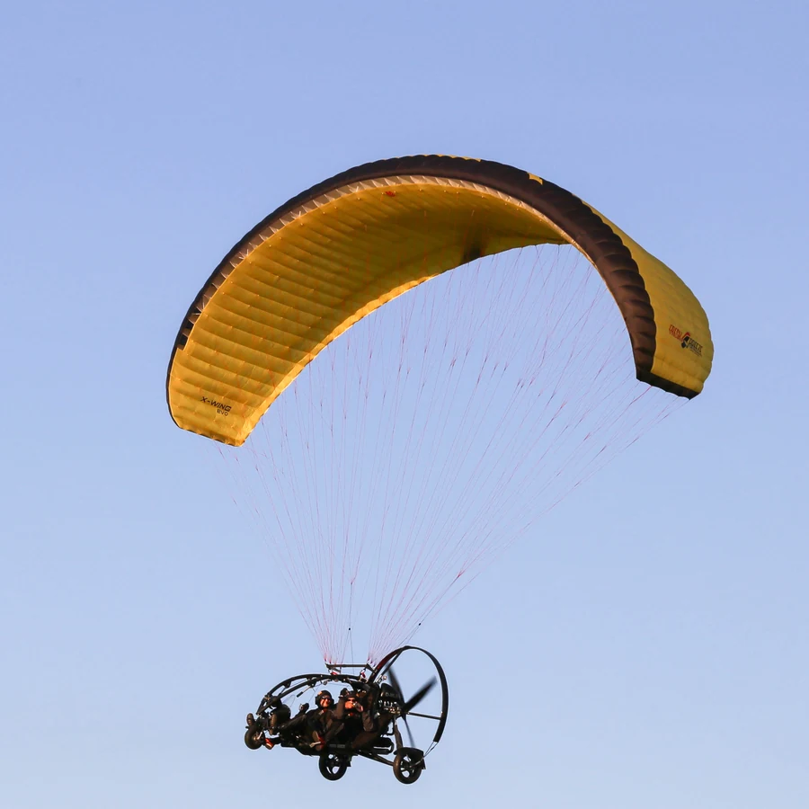 Skytime Motorschirm im Flug