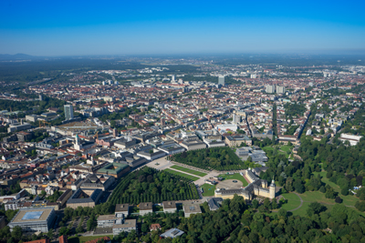 Luftaufnahme Karlsruhe